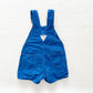 OshKosh Blue Shortalls - Yellow Clover Vintage Kids Clothes