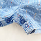 OshKosh Baseball Woven Shortalls - Yellow Clover Vintage Kids Clothes