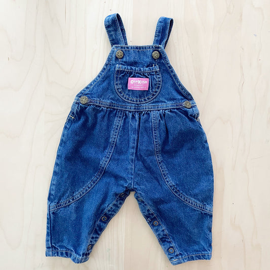 OshKosh Dark Wash Bubble Overalls