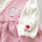 Baby B’gosh Quilted Romper Set - Yellow Clover Vintage Kids Clothes