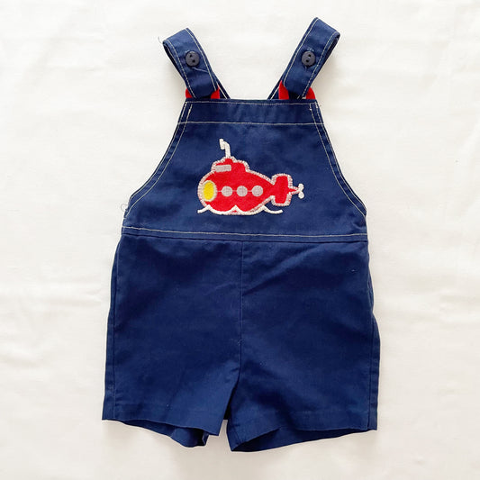 Vintage Healthtex Submarine Appliqué Toddler Romper