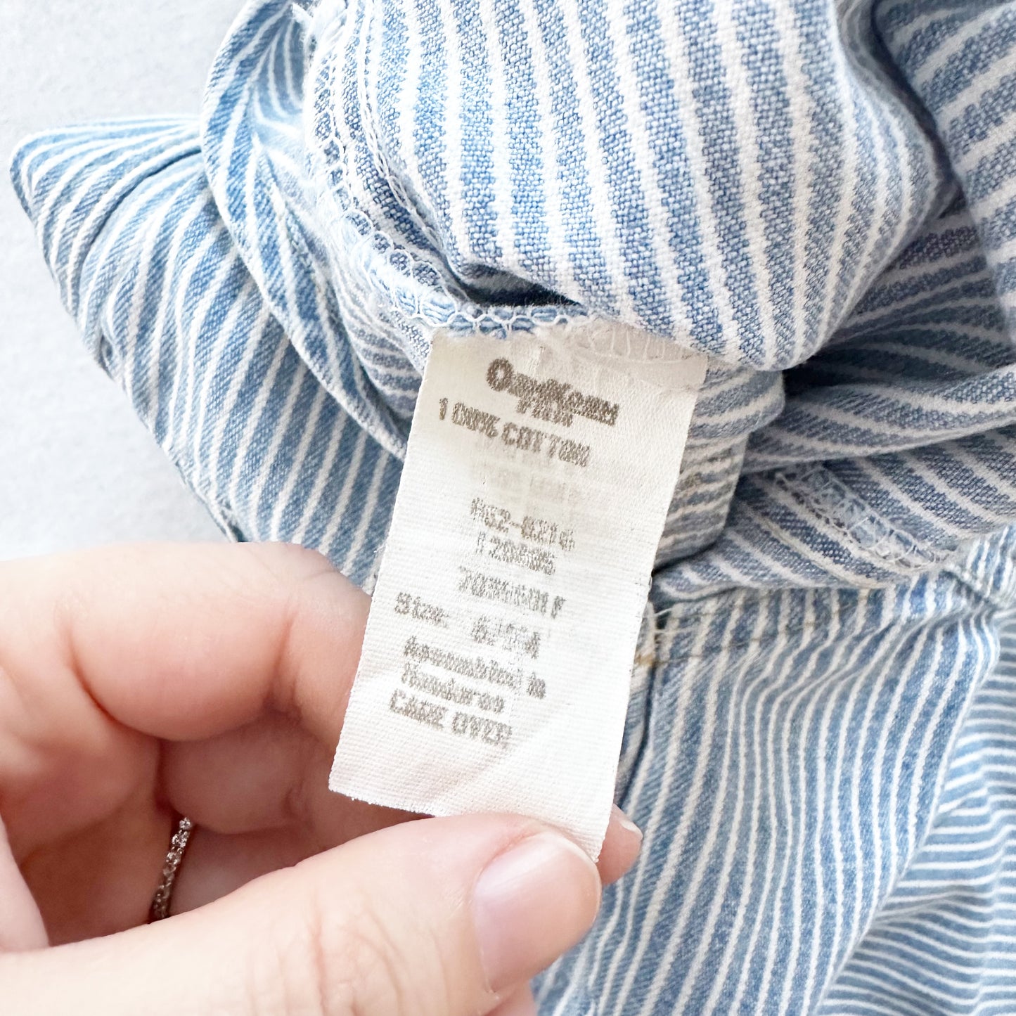 Baby B’gosh Hickory Stripe Overalls