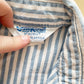 OshKosh Double Pocket Chambray Stripe Button Down - Yellow Clover Vintage Kids Clothes