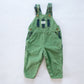 OshKosh Green Stripe Block Overalls - Yellow Clover Vintage Kids Clothes