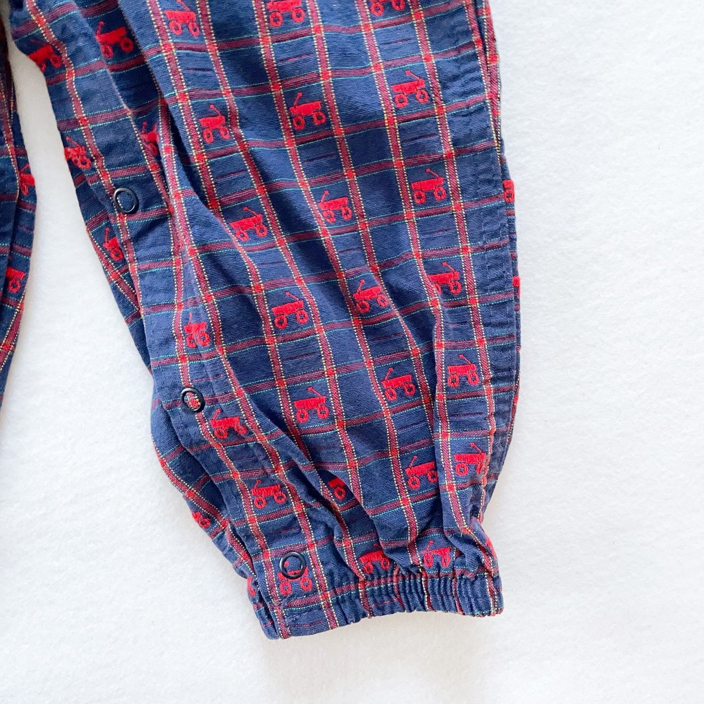 OshKosh Wagon Woven Bubble Overalls