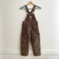 Vintage Brown Carhartt Overalls - Yellow Clover Vintage Kids Clothes