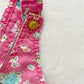 OshKosh Floral Crossfront Shortalls - Yellow Clover Vintage Kids Clothes