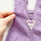 OshKosh Lilac Overalls - Yellow Clover Vintage Kids Clothes