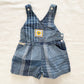 Vintage Levi’s Sunflower Patch Crossfront Shortall Overalls