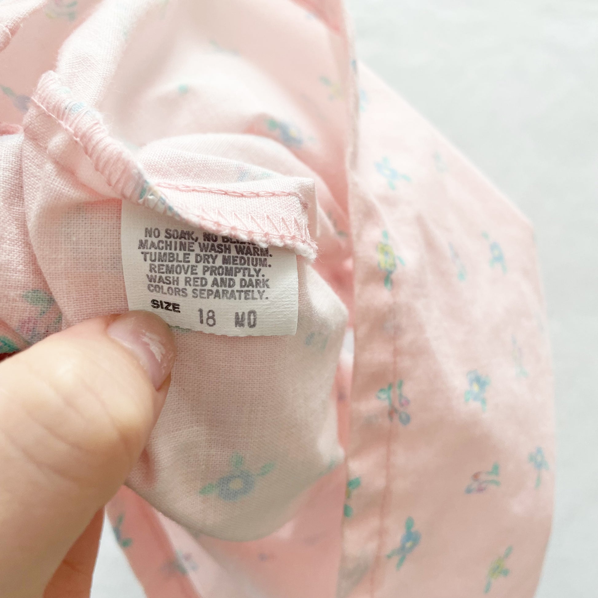 OshKosh Floral Bow Back Skirtall - Yellow Clover Vintage Kids Clothes