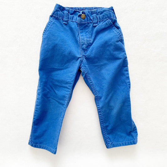 OshKosh Blue Pants - Yellow Clover Vintage Kids Clothes