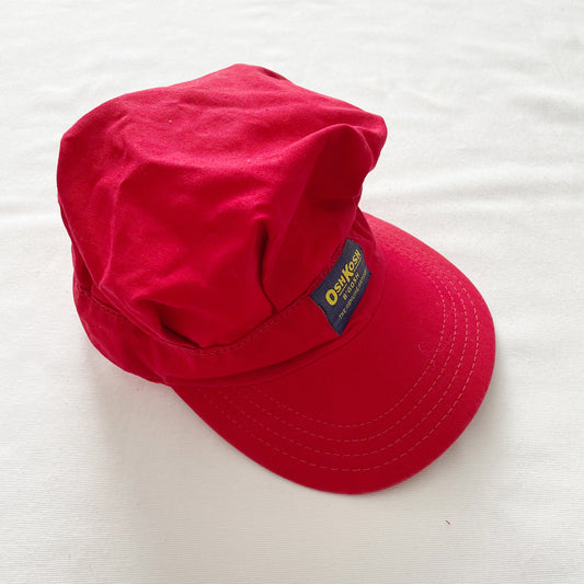 OshKosh Red Engineer Cap - Yellow Clover Vintage Kids Clothes