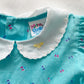 OshKosh Butterfly Print Collared Dress - Yellow Clover Vintage Kids Clothes