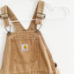 Carhartt Tan Reinforced Knee Overalls • 4T - Yellow Clover Vintage Kids Clothes