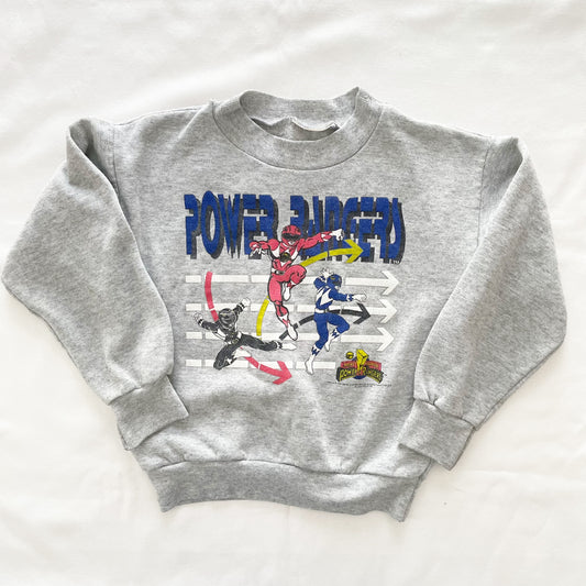 Power Rangers Graphic Sweatshirt • 5/6y? - Yellow Clover Vintage Kids Clothes