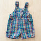 OshKosh Plaid Shortalls