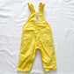 OshKosh Yellow Classic Cut Overalls - Yellow Clover Vintage Kids Clothes