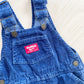 OshKosh Navy Blue Chunky Cord Overalls - Yellow Clover Vintage Kids Clothes