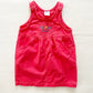OshKosh Flower Embroidered Dress - Yellow Clover Vintage Kids Clothes