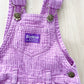 OshKosh Purple Textured Skirtall - Yellow Clover Vintage Kids Clothes