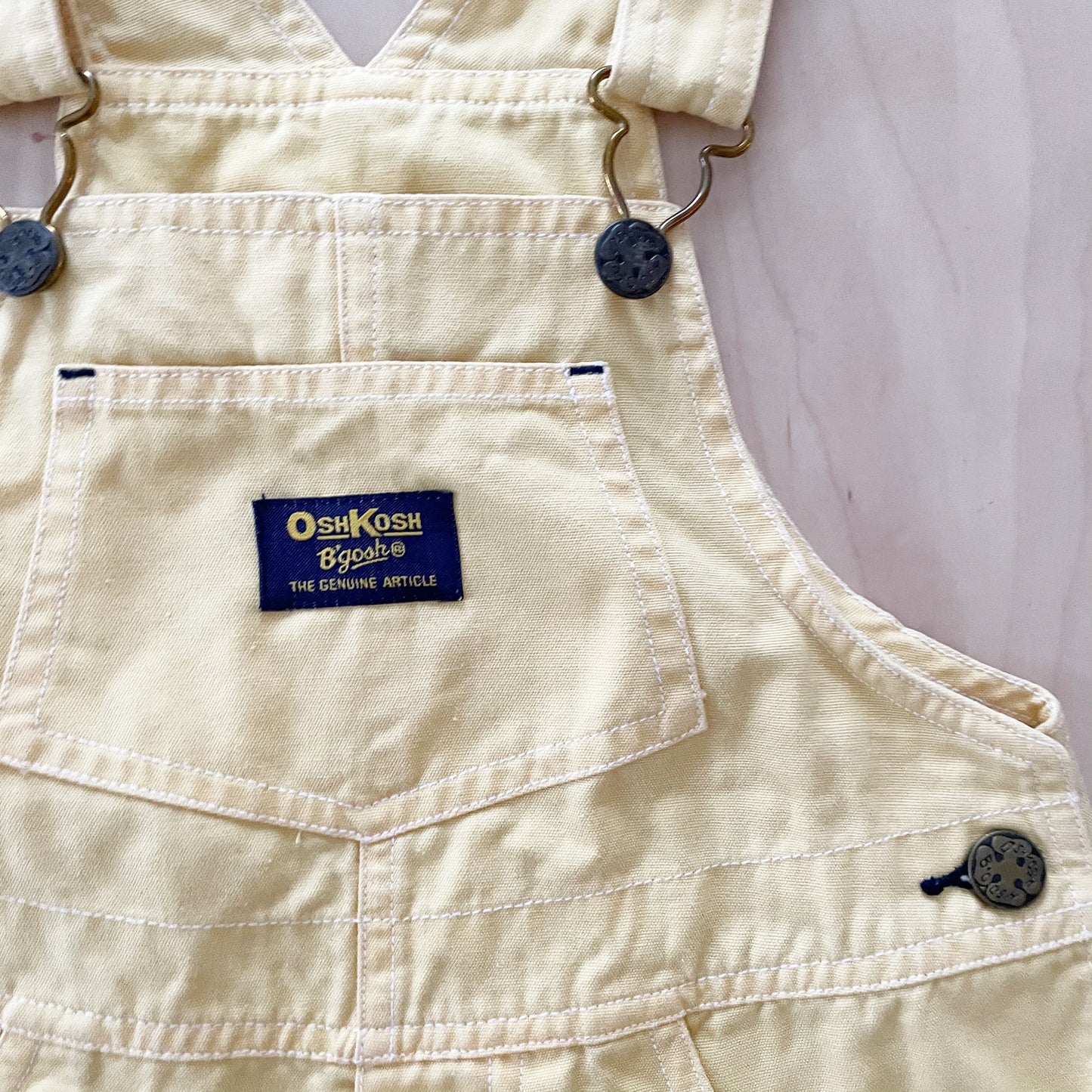 OshKosh Yellow Baggy Shortalls