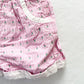 OshKosh Floral Woven Shortalls - Yellow Clover Vintage Kids Clothes