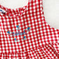 OshKosh Gingham Embroidered Dress - Yellow Clover Vintage Kids Clothes