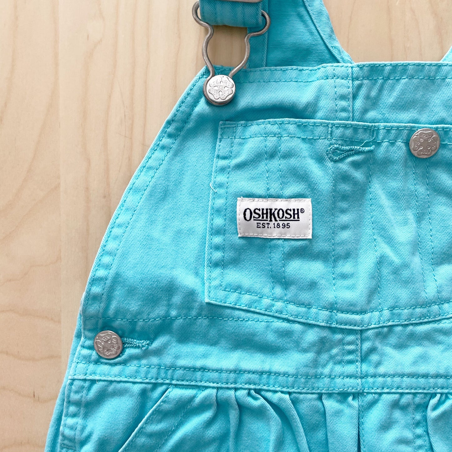 OshKosh Turquoise Classic Shortalls