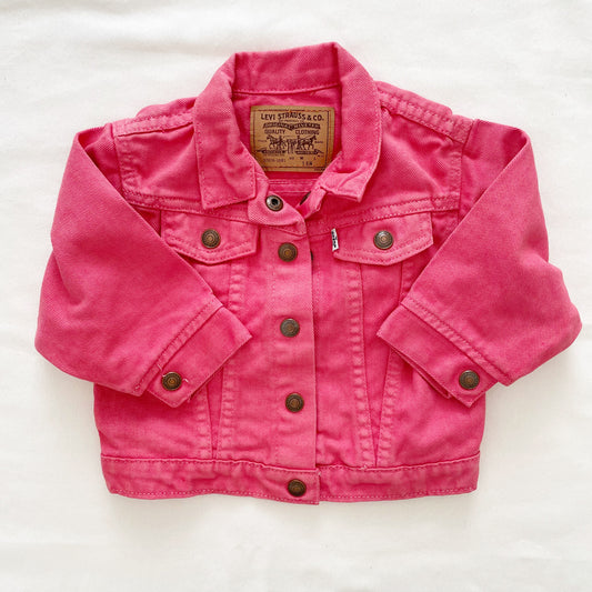 Levi’s Coral Pink Denim Jacket
