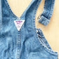 OshKosh Medium Wash Overalls - Yellow Clover Vintage Kids Clothes