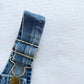 OshKosh Classic Denim Overalls - Yellow Clover Vintage Kids Clothes