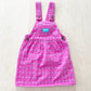 Vintage OshKosh Flower Woven Bow Back Skirtall - Yellow Clover Vintage Kids Clothes