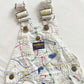 OshKosh Paint Splatter Overalls - Yellow Clover Vintage Kids Clothes