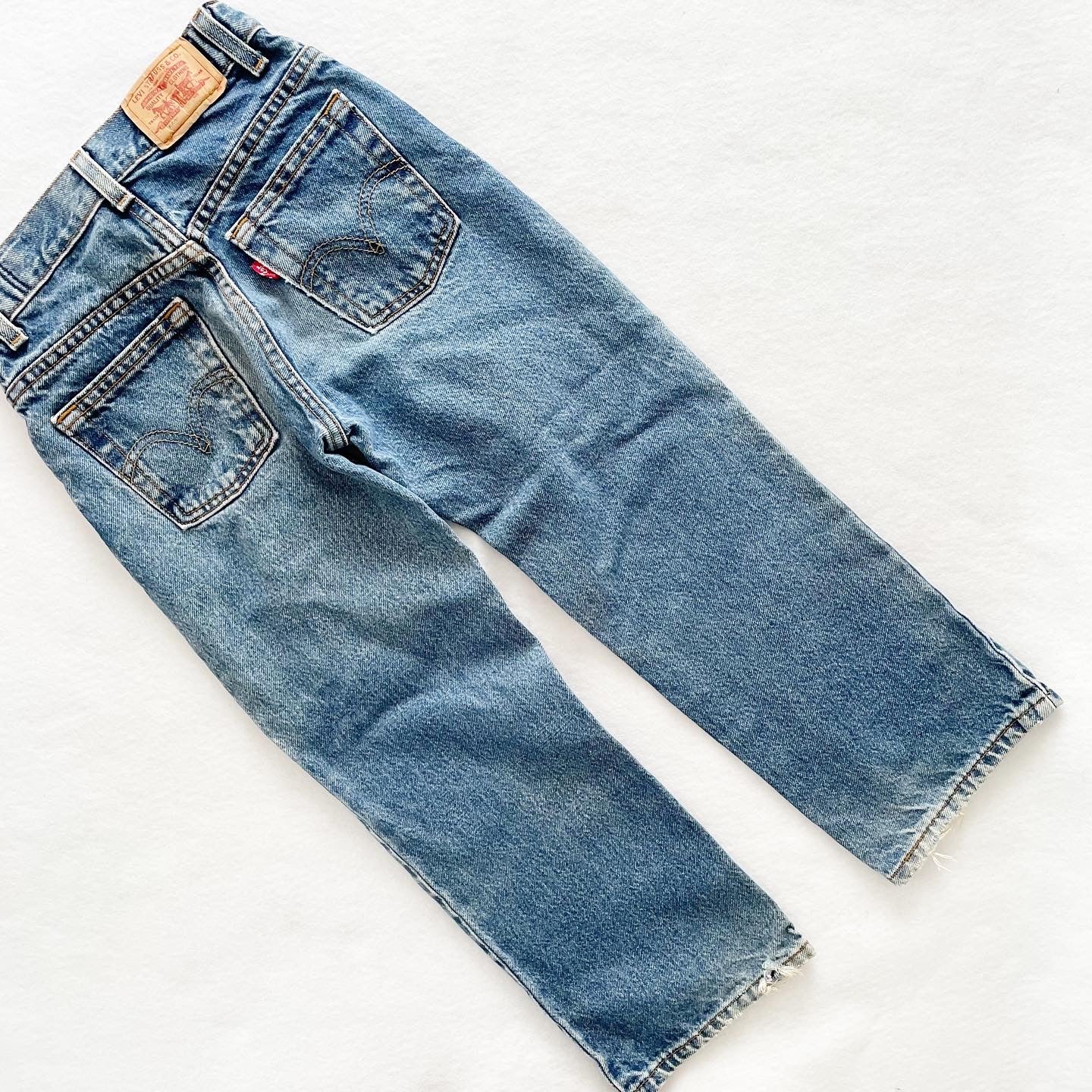 Levi’s 569 Slim Loose Jeans - Yellow Clover Vintage Kids Clothes