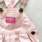 OshKosh Dainty Floral Overalls - Yellow Clover Vintage Kids Clothes