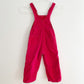 Carhartt Red Flannel-Lined Overalls • 2T (?) - Yellow Clover Vintage Kids Clothes