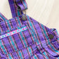 Vintage OP Plaid Overalls - Yellow Clover Vintage Kids Clothes