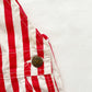 OshKosh Red Stripe Shortalls - Yellow Clover Vintage Kids Clothes