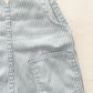 OshKosh Baby Blue Hickory Stripe Shortalls - Yellow Clover Vintage Kids Clothes