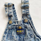 OshKosh Acid Wash Button Pocket Overalls - Yellow Clover Vintage Kids Clothes
