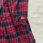 OshKosh Bow Collar Plaid Flannel Dress - Yellow Clover Vintage Kids Clothes
