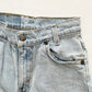 Levi’s Light Wash White Tab Shorts - Yellow Clover Vintage Kids Clothes