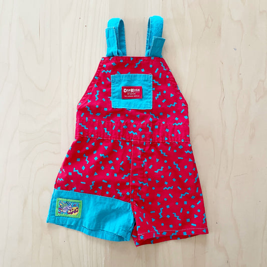 OshKosh Retro Print Shortalls