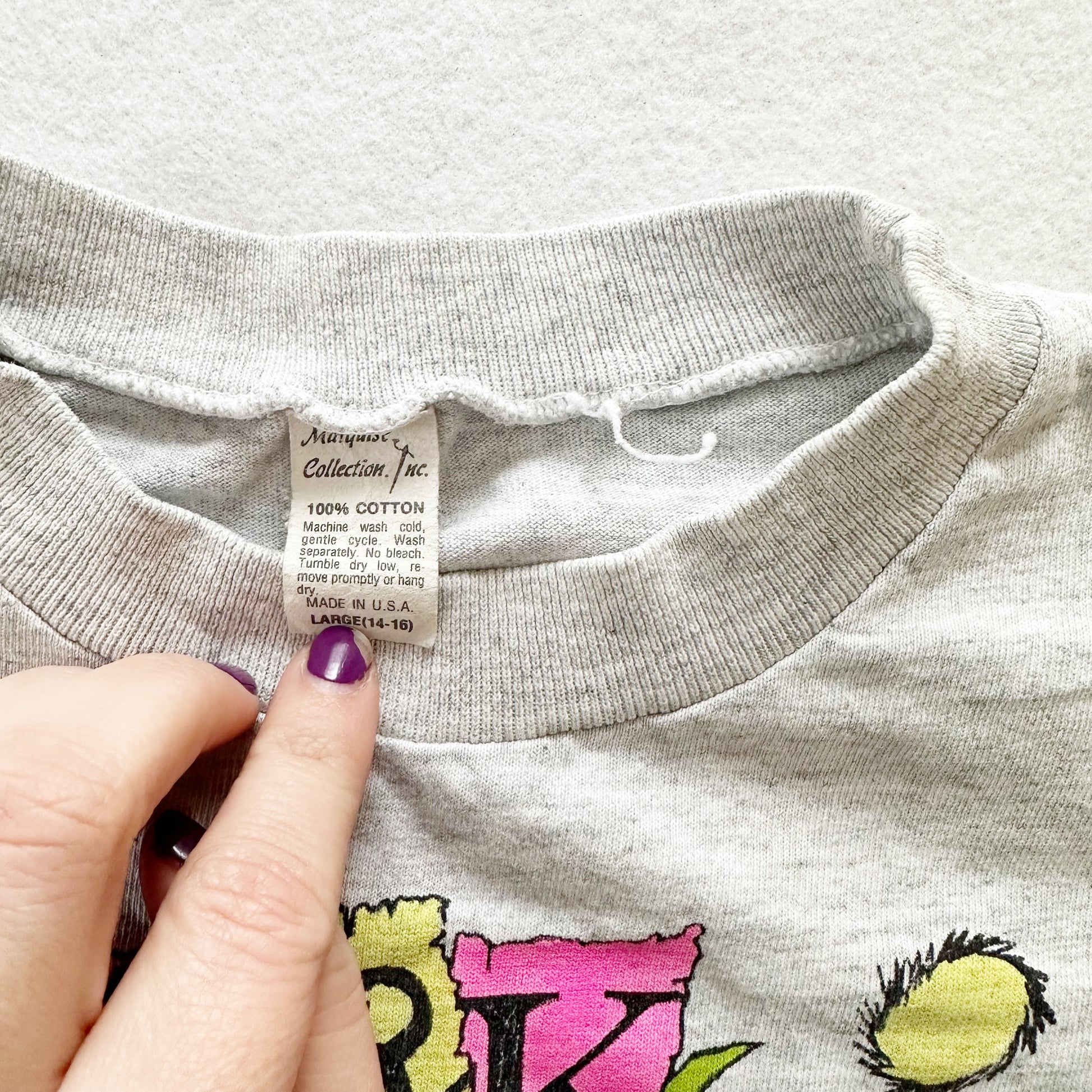 Shark Bait Graphic Tee - Yellow Clover Vintage Kids Clothes