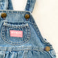 OshKosh Denim Bubble Overalls - Yellow Clover Vintage Kids Clothes