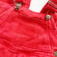 Happy Kids Red Overalls - Yellow Clover Vintage Kids Clothes