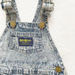 OshKosh Acid Wash Shortalls - Yellow Clover Vintage Kids Clothes