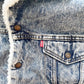 Adult Levi’s Sherpa Acid Wash Trucker Jacket - Yellow Clover Vintage Kids Clothes