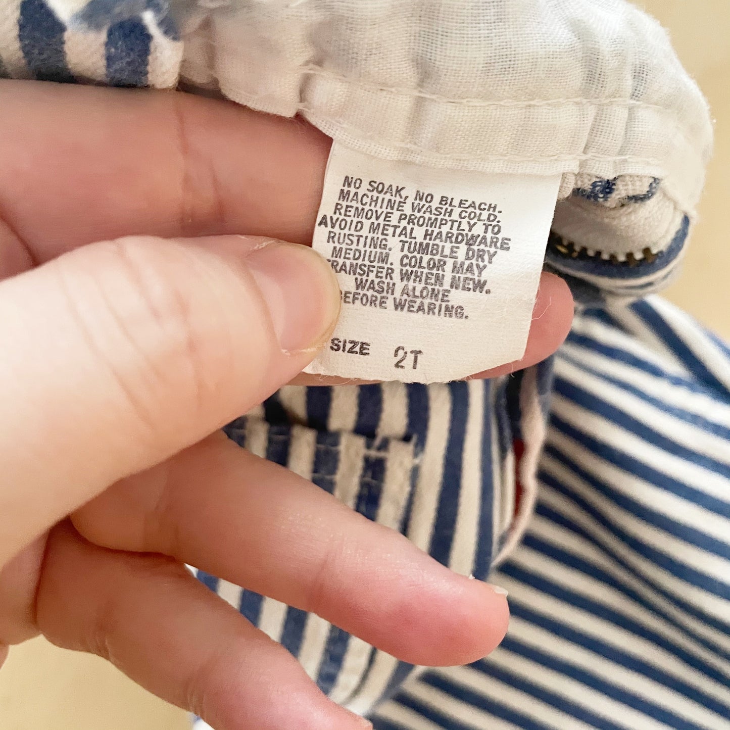 OshKosh Striped World Sweats Patch Overalls