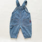 Looney Tunes Overalls - Yellow Clover Vintage Kids Clothes
